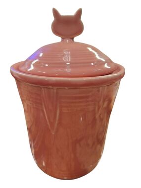 Fiesta® Cat Treat Canister – Peony Pink 🐾
